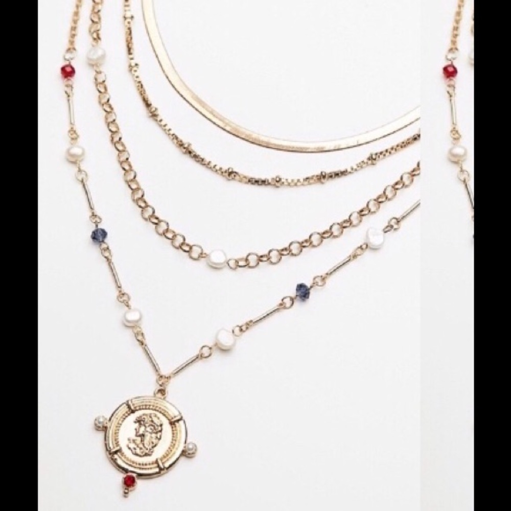 NWT free People Maritzah Medallion Necklace - Picture 6 of 6